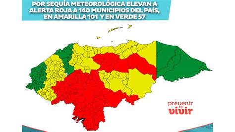 En Alerta Roja 140 Municipios Por Sequía Meteorológica Diario La Tribuna