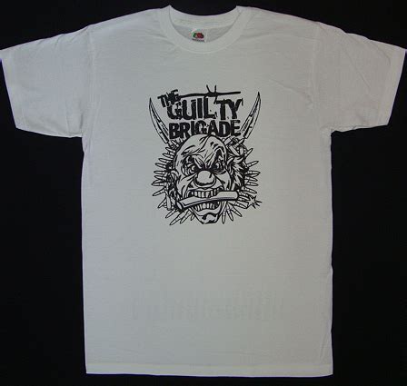CAMISETA CHICO THE GUILTY BRIGADE BALAS BLANCA Potencial Hardcore