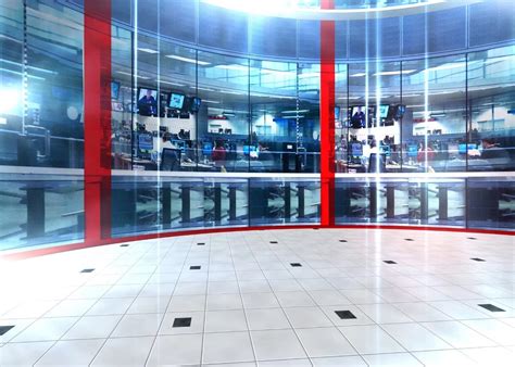 Buy Beleco X Ft Fabric News Broadcast Hall Backdrop D News Room