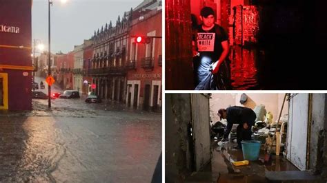 Lluvias En Puebla Inundan Bulevar De Mayo Y Tiran Arboles