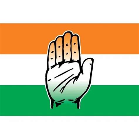 Roto & Satin Fabric Congress Party Flag at best price in Ahmedabad | ID ...