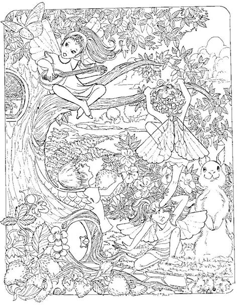 Fairy Difficult Coloring Pages For Adults Richard Mcnary S Coloring Pages