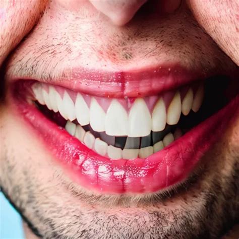 Man Covered In Teeth Stable Diffusion