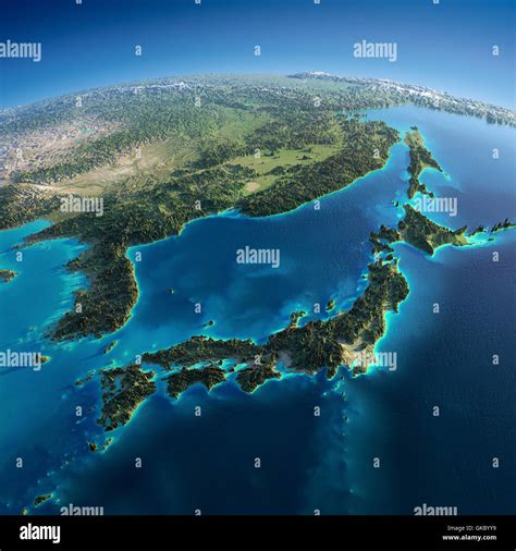 Geographical Map Of Japan Mountains