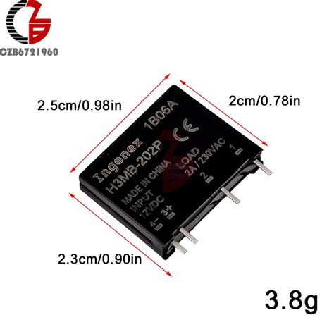 Módulo de relé de estado sólido 2a e saída de 240v módulo de relé