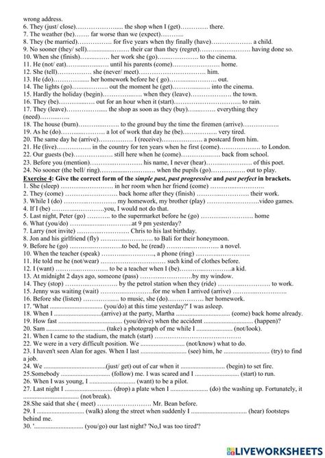 Present Simple Past Tenses Worksheet Live Worksheets