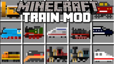 Minecraft Train Mod Ride And Travel On Fast Speed Trains Minecraft