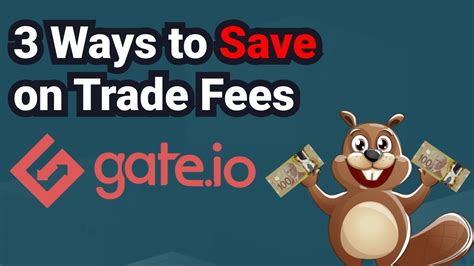 Save On Trade Fees On Gate Io YouTube