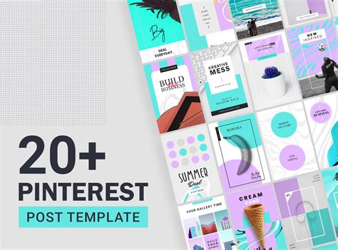 Pinterest Post Templates by VictorThemes on Dribbble