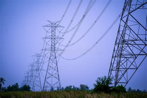 High voltage power lines stock image. Image of line - 114923251