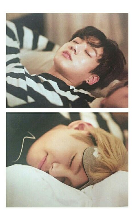 Vkook Taekook Sleeping Bts Taehyung And Jungkook