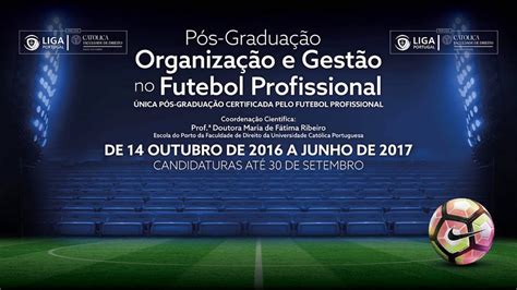Pos Graduação Em Futebol - Pós-Graduação em Organização e Gestão no Futebol Profissional - YouTube