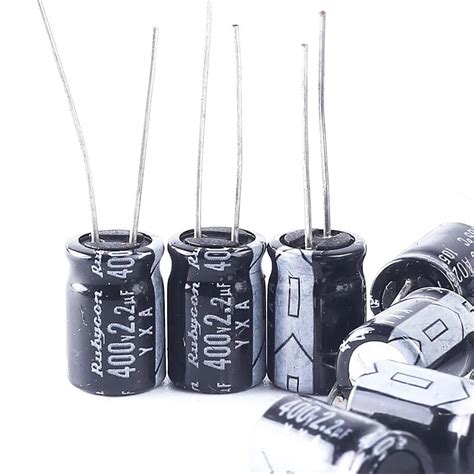 RUBYCON YXA 2 2mfd 400v 2 2uf 8x11mm Electrolytic Capacitor 105