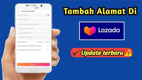 Cara Mengisi Alamat Di Lazada 2023 YouTube