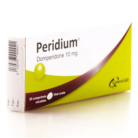 PERIDIUM 10MG COMP SEC B 30 Pharmaconect