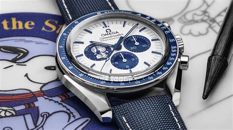 Snoopy Goes To The Moon On The New OMEGA Speedmaster