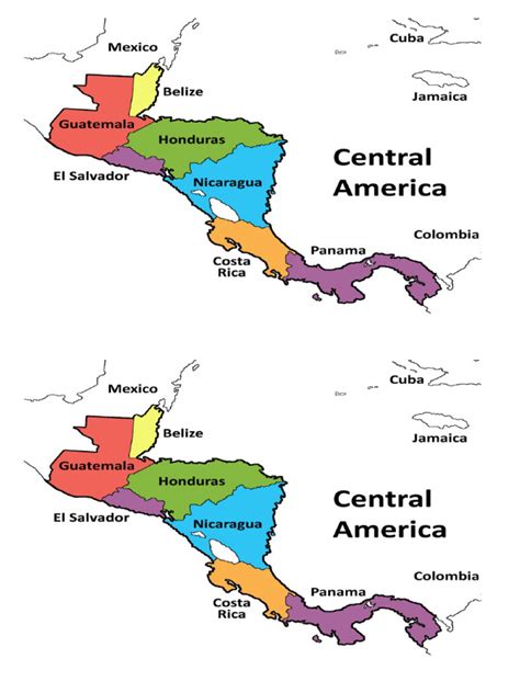 Central America Political Map | PDF