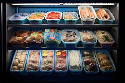 Premium AI Image | Frozen Food Storage Solutions