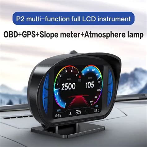 Obd Gps Inclinometer Inch Hud Car Head Up Display Digital