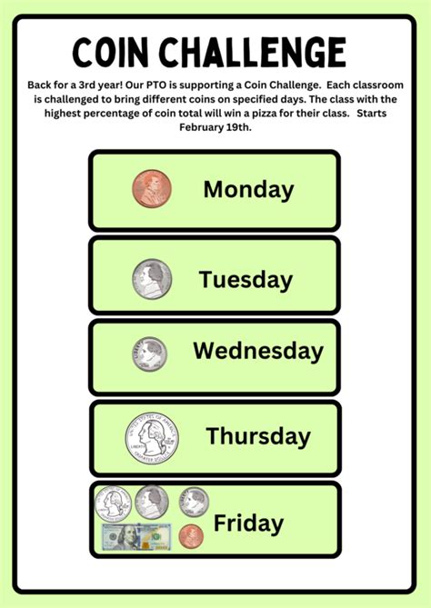 Coin Challenge Kenwood Elementary