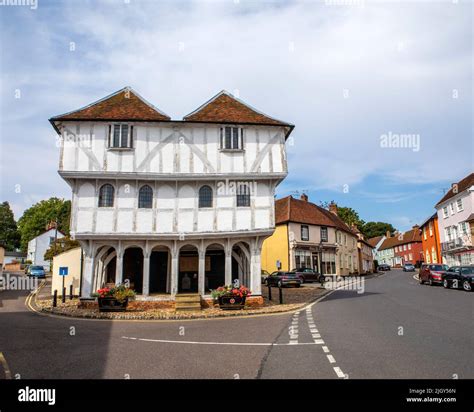 Essex Uk September 6th 2021 A View Of The Historic Thaxted Guildhall In The Picturesque