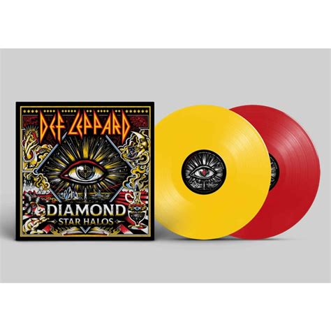 DEF LEPPARD -- Diamond Star Halos DLP RED / YELLOW, 31,99