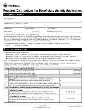 Fillable Online Prudential Annuity Benefit Tax Forms Fax Email Print