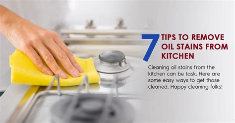 Tips To Remove Oil Stains From Kitchen