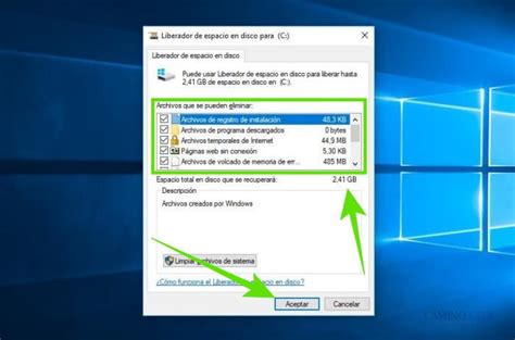 Cómo eliminar archivos basura en Windows 10