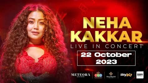 Neha Kakkar Live in Coca-Cola Arena, Dubai - Dubai Local