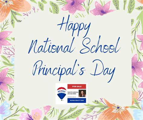 Happy National School Principals Day Thank You All For Your