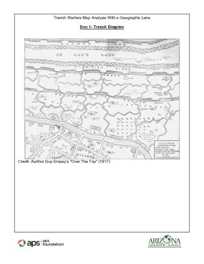 Fillable Online Geoalliance Asu Trench Warfare Map Analysis With A