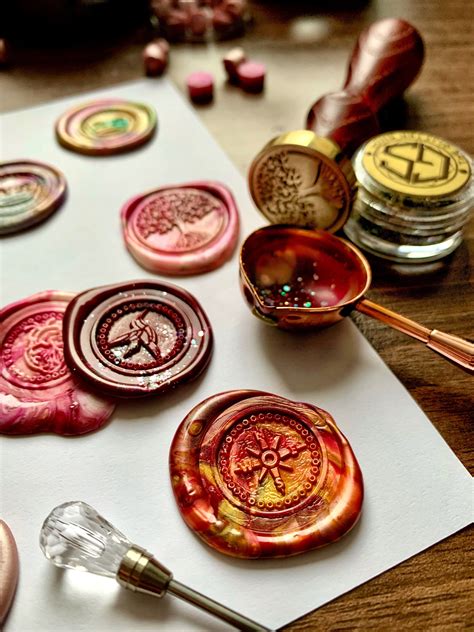 Themed Wax Seals 12 Pack Self Adhesive Pre Made Wax Stamps Etsy