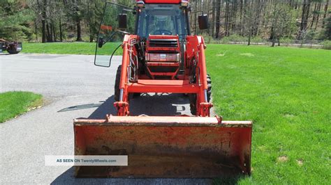 2004 Kubota L4330 4x4 Compact Tractor W Cab Loader 43hp Hydrostatic