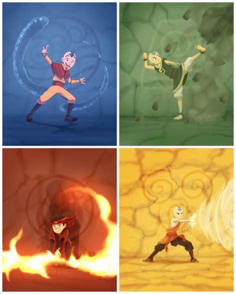 Create a Avatar The Last Airbender Bending and Sub Bending types Tier ...