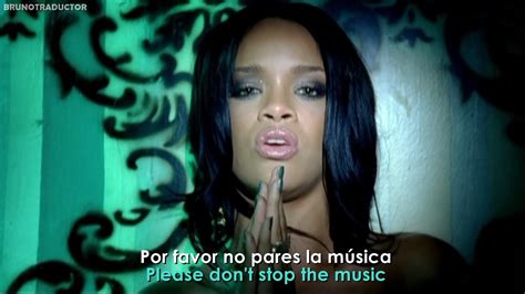 Rihanna Dont Stop The Music Lyrics Español Video Official