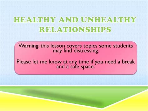 Ppt Healthy And Unhealthy Relationships Powerpoint Presentation Free