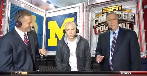 Eminem's Strange, Hilarious and Very Awkward ESPN Interview - FanBuzz