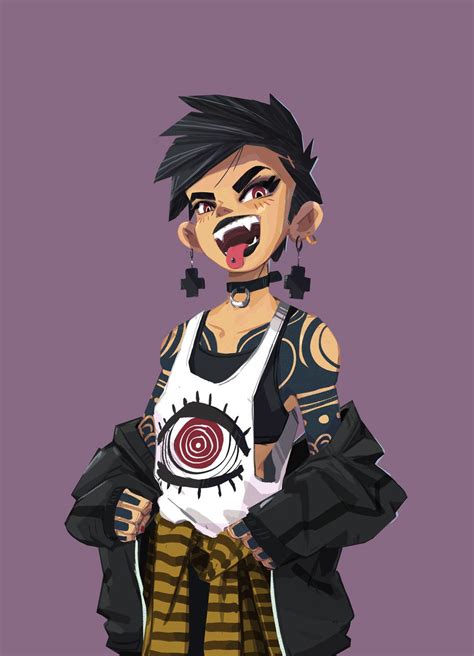 Punk Girl Trung Nguyen On Artstation At