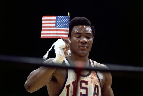 George Foreman With Flag George Foreman Olympic Athletes Olympics