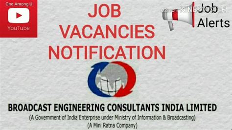 Broadcast Engineering Consultants India Limited BECIL Recruitment