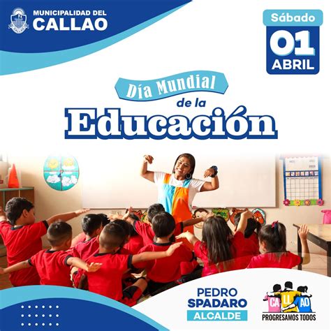 Municipalidad Del Callao On Twitter D A Mundial De La Educaci N