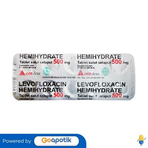 Jual Levofloxacin Ogb Dexa Medica Mg Strip Tablet Shopee Indonesia