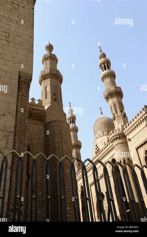 Minarets Of Al Rifai Mosque And Sultan Hassan Mosque Cairo Egypt