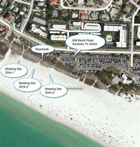 Siesta Key Location_Beach Zones | Florida Beach Weddings | Destination ...