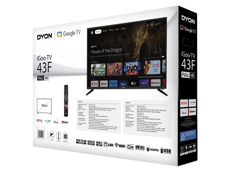 DYON LED TV IGoo TV 43F 108 Cm 43 EEK F FullHD Online Kaufen