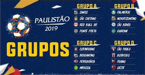 Sorteio Define Grupos Do Paulistão 2019 ~ O Curioso Do Futebol