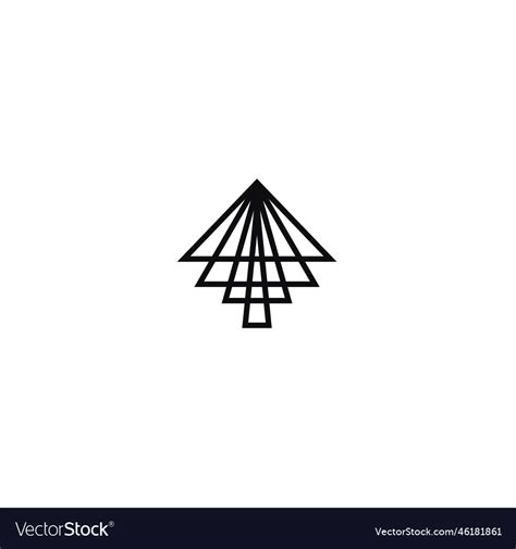 Pyramid logo Royalty Free Vector Image - VectorStock