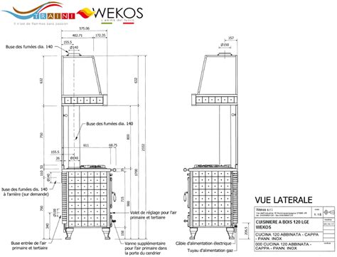 Cuisiniere A Bois Wekos Lge Kw Traini