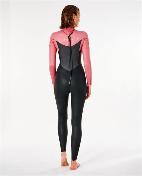 Rip Curl Omega 5 3mm Womens Wetsuit 2022 Dusty Rose Wetsuit Centre